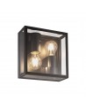 Verbier Up/Down Wall Lamp, 2 x E27, IP65, Dark Grey