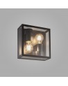 Verbier Up/Down Wall Lamp, 2 x E27, IP65, Dark Grey