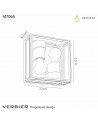 Verbier Up/Down Wall Lamp, 2 x E27, IP65, Dark Grey