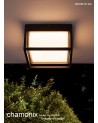 Chamonix Rectangular Ceiling/Wall Light, 9W LED, 3000K, 725lm, IP65, White