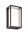 Chamonix Rectangular Ceiling/Wall Light, 9W LED, 3000K, 725lm, IP65, Dark Grey
