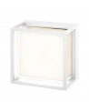 Chamonix Square Ceiling/Wall Light, 9W LED, 3000K, 725lm, IP65, White