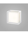 Chamonix Square Ceiling/Wall Light, 9W LED, 3000K, 725lm, IP65, White