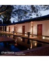 Chamonix Square Ceiling/Wall Light, 9W LED, 3000K, 725lm, IP65, White
