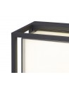 Chamonix Square Ceiling/Wall Light, 9W LED, 3000K, 725lm, IP65, Dark Grey