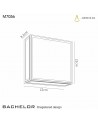 Bachelor Ceiling/Wall, 14W LED, 3000K, 1180lm, IP65, White