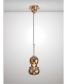 Mantra Sonata Pendant 15cm Round, 1 x E27 (Max 40W), Copper