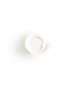 Tsunami 1 Light Round Wall Lamp, 12W LED, 3000K, 900lm, Sand White