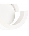 Tsunami 1 Light Round Wall Lamp, 12W LED, 3000K, 900lm, Sand White
