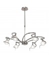Mantra Dali Telescopic Pendant Semi Flush Convertible 6 Light G9, Polished Chrome
