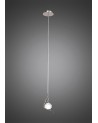 Mantra Dali Pendant 1 Light G9, Polished Chrome