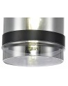 Irina Pendant 15cm Dome, 1 x E27 (Max 20W), Matt Black & Smoke