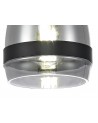 Irina Pendant 15cm Cone, 1 x E27 (Max 20W), Matt Black & Smoke
