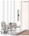 Mantra Durban Wall Lamp, 10W LED, 3000K, 780lm, Black