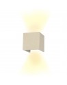 Mantra Taos Wall Lamp, 12W LED, 3000K, 1100lm, IP65, White Cement