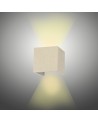 Mantra Taos Wall Lamp, 12W LED, 3000K, 1100lm, IP65, White Cement