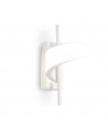 Mantra Tsunami 1 Light Spiral Wall Lamp, 12W LED, 3000K, 900lm, Sand White