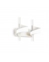 Mantra Tsunami 2 Light Spiral Wall Lamp, 24W LED, 3000K, 1800lm, Sand White