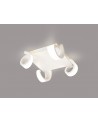 Mantra Tsunami 4 Light Ceiling, 48W LED, 3000K, 3600lm, Sand White