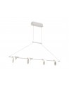 Mantra Tsunami 4 Light Pendant, 48W LED, 3000K, 3600lm, Sand White, Kitchen Island Pendant Lamp