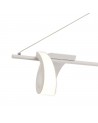 Mantra Tsunami 4 Light Pendant, 48W LED, 3000K, 3600lm, Sand White, Kitchen Island Pendant Lamp