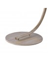 Mantra Sabina Floor Lamp 182cm, 1 x E27, Imitation Wood, Linen Shade