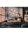 Mantra Mural Wall Lamp, 48W LED, 3000K, 3600lm, IP20, White
