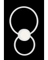 Mantra Mural Wall Lamp Circles, 24W, 3000K, 1440lm, White