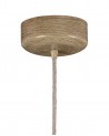 Mantra Sabina Pendant 60cm Round, 1 x E27, Imitation Wood, Linen Shade