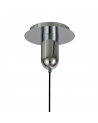 Mantra Sonata Pendant 29cm Round, 1 x E27 (Max 40W), Polished Chrome/Graphite