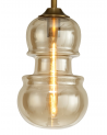 Mantra Sonata Pendant 22cm Round, 1 x E27 (Max 40W), Bronze