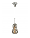 Mantra Sonata Pendant 22cm Round, 1 x E27 (Max 40W), Polished Chrome/Graphite