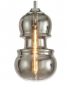 Mantra Sonata Pendant 22cm Round, 1 x E27 (Max 40W), Polished Chrome/Graphite