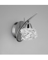 Mantra Maremagnum Wall Lamp Switched 1 Light G9, Polished Chrome