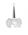 Mantra Artic Linear Pendant 3 Light G9 Line Small, Polished Chrome