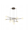 Mantra Cellar Pendant 11 Light, Replaceable 5W LEDs, 3000K, Black