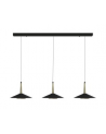 Mantra Orion 3 Light Linear Pendant, 24W LED, 3000K, 1770lm, Black/Antique Brass