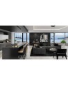 Mantra Orion 3 Light Linear Pendant, 24W LED, 3000K, 1770lm, Black/Antique Brass
