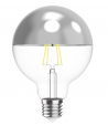 Classic Deco LED Chrome Top 80mm E27 Dimmable 220-240V 4W 2700K, 330lm, Chrome/Clear Finish
