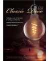 Classic Deco LED Chrome Top 80mm E27 Dimmable 220-240V 4W 2700K, 330lm, Chrome/Clear Finish