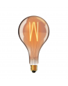 Classic Deco LED GLS Xl Pear Shaped A160 M Filament E27 Dimmable 8W 1800K Extra Warm White, 630lm, Gold Finish