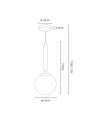 Buy AIMEE Pendant Lamp Gold, 108250129