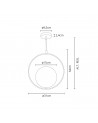 Buy AIMEE Pendant Lamp Chrome, 108250220
