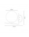 Buy AIMEE Wall Lamp Chrome, 108260120