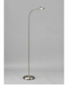 Bamberg Floor Lamp 1 Light G9 Satin Nickel