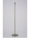 Carlton Round Flat Base Floor Lamp Without Shade, Switched Lampholder, 1 Light E27 Antique Brass