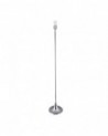 Crowne Round Curved Base Floor Lamp Without Shade, Inline Switch, 1 Light E27 Antique Brass