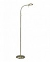 Hayden Floor Lamp 1 Light E27 Matt Black c/w Black Fabric Shade