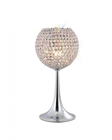 sparkle crystal goblet lamp