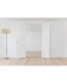 Carlton Round Flat Base Large Table Lamp Without Shade, Switched Lampholder, 1 Light E27 Satin Nickel